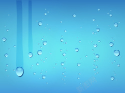 炫彩水纹背景蓝色水珠气泡痕迹背景矢量高清图片