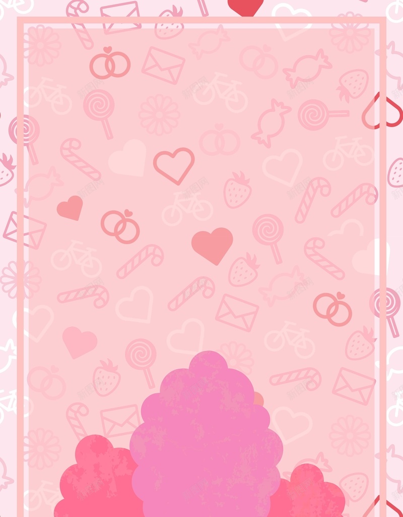 粉色扁平糖果图案背景矢量图ai设计背景_88icon https://88icon.com 儿童节粉色背景 帮帮糖 扁平糖果 棉花糖 派对海报 甜蜜 生日海报 粉色糖果 粉色背景 糖果图案 矢量图