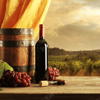 欧式复古红酒广告背景背景