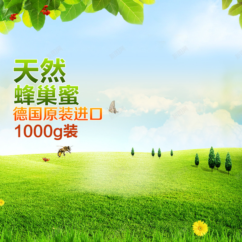 夏日草地模板psd设计背景_88icon https://88icon.com 主图 促销 夏日 小清新 文艺 春天 简约 草地