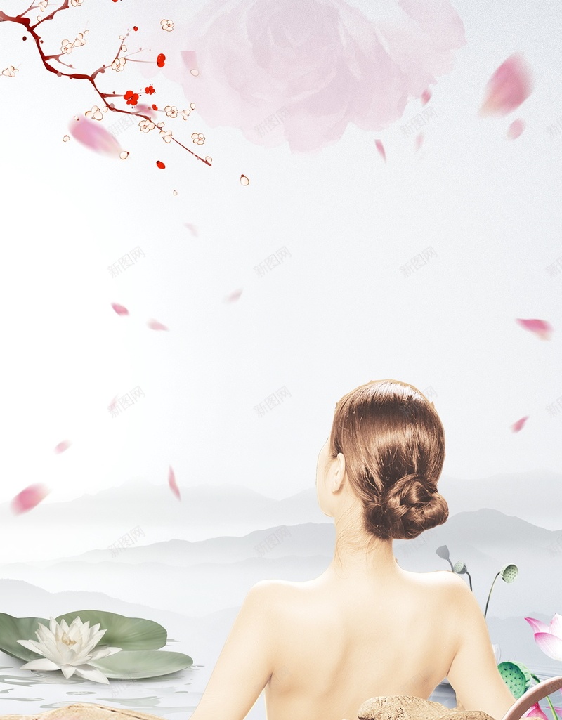 中药药浴养生中国psd设计背景_88icon https://88icon.com 150PPI PSD源文件 SPA 传统药浴 养生 养生馆 分层文件 平面设计 美体 美容 药浴 药浴养生