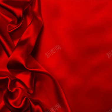 中国元素红绸背景
