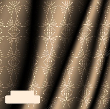 褶皱布料欧式花纹窗帘布背景矢量图背景