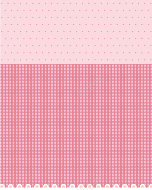 矢量粉红色卡通格子波点背景背景