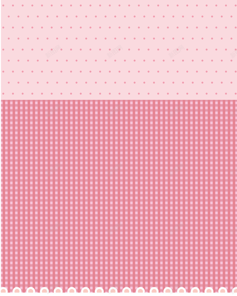 矢量粉红色卡通格子波点背景ai设计背景_88icon https://88icon.com 儿童 卡通 少女范 手绘 格子 波点 派对 海报 生日 矢量 童趣 粉红色 聚会 背景 节日 蕾丝边 矢量图