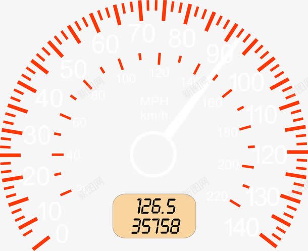 红色仪表盘png免抠素材_88icon https://88icon.com 仪表盘 创意仪表盘 创意油表 彩色 指针 时速盘 时钟刻度 汽车 汽车仪表盘 码表 科技仪表盘 转速表 速度