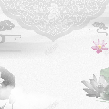 中国风淡雅茶叶文化用品PSD分层主图背景背景