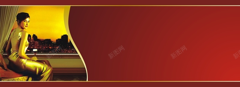 渐变红色底美女背景cdr设计背景_88icon https://88icon.com 几何 底 扁平 渐变 红色 美女