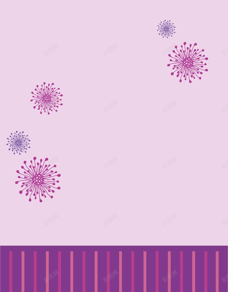 紫色花朵和线条背景矢量图ai设计背景_88icon https://88icon.com AI 欣喜 海报 矢量素材 紫色 纹理 线条 背景 花朵 高清背景设计图 矢量图