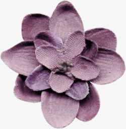 漂浮剪贴紫色花朵素材