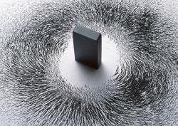 黑色磁铁磁铁元素磁环高清图片