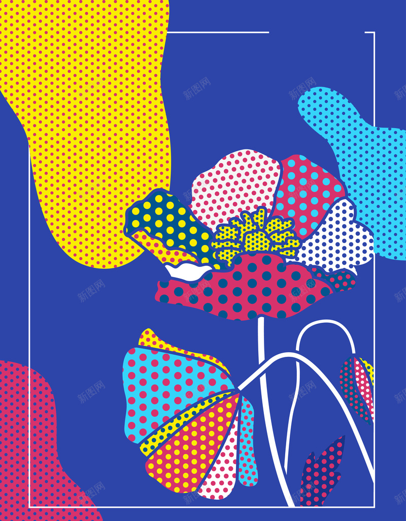 时尚波普风夏至海报矢量图ai设计背景_88icon https://88icon.com 创意 夏至 手绘 插画 时尚 波普风 海报 矢量 素材 背景 矢量图