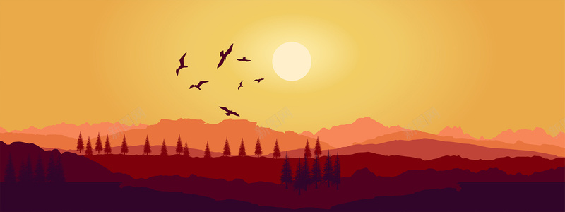 简约卡通夕阳西下山峦渐变色banne背景jpg设计背景_88icon https://88icon.com banner 云 云海 云雾缭绕 仙境 夕阳 大山 太阳 山 山峦背景 梦幻 清晨 渐变 红 背景 背景下载 蓝 阳光 黄昏