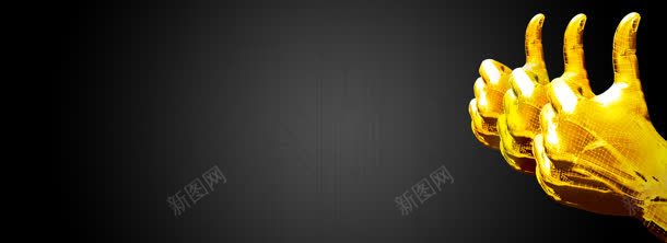 黑色科技金手指背景jpg设计背景_88icon https://88icon.com 牛气 第1 背景