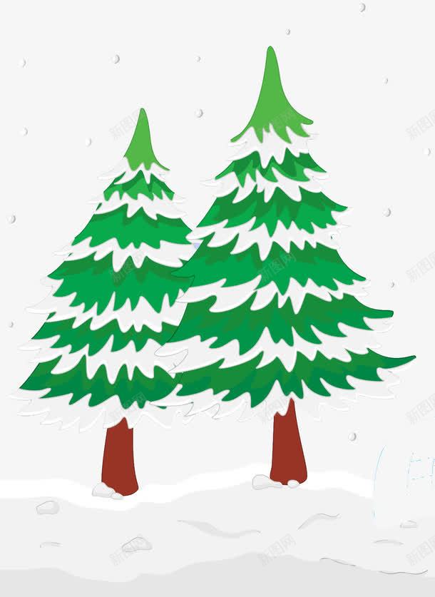 柏松上的雪png免抠素材_88icon https://88icon.com 下雪 严寒 冬天 冬季 圣诞树 圣诞节 圣诞雪树 寒冷 柏松 白雪 雪 雪树