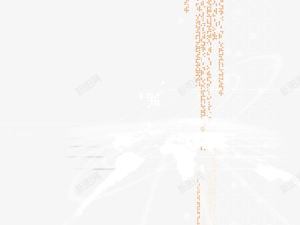 科技效果元素png免抠素材_88icon https://88icon.com 光线 圆形 地图 方块 白色
