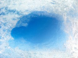 雪花材质蓝色冰晶背景高清图片