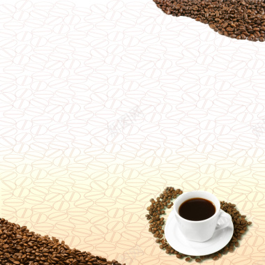 简约咖啡机咖啡豆PSD分层主图背景背景