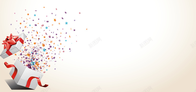 礼盒背景背景
