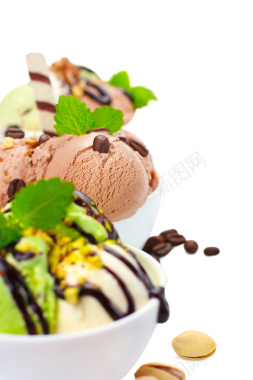 彩色冰淇淋夏日甜品活动海报背景