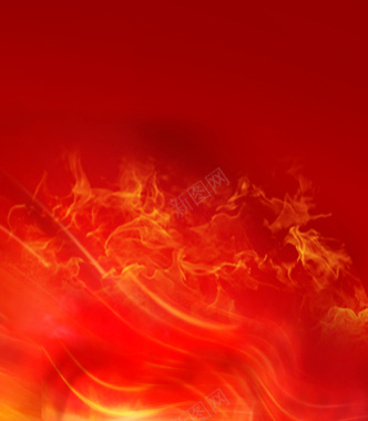 红色火焰古典背景背景