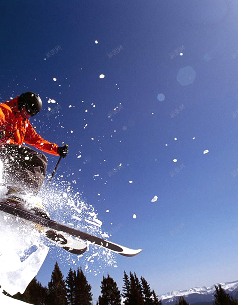 冬日滑雪psd设计背景_88icon https://88icon.com 中国风 冬日 旅行 滑雪 雪景