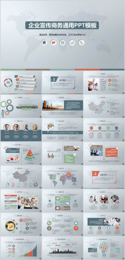 国际化设计企业宣传国际化商务PPT模板