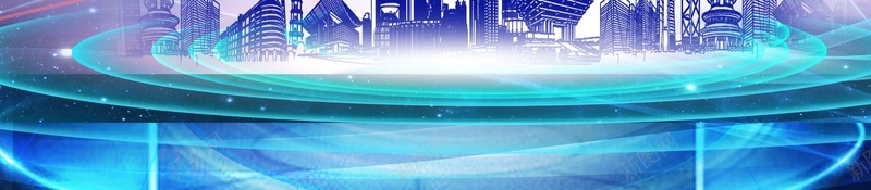智能科技城市海报psd设计背景_88icon https://88icon.com AI智能 商务智能 城市 大气 建筑 智慧科技城市 智能城市 智能时代 蓝色