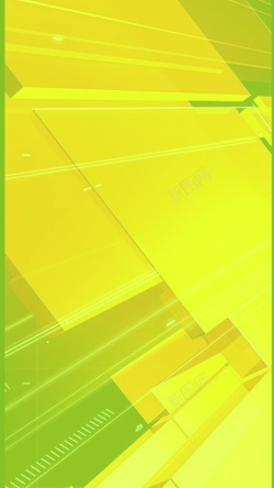 绿底黄色校车扁平黄色科技感色块矢量H5背景高清图片