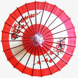 中国风油纸伞撑开的油纸伞素材
