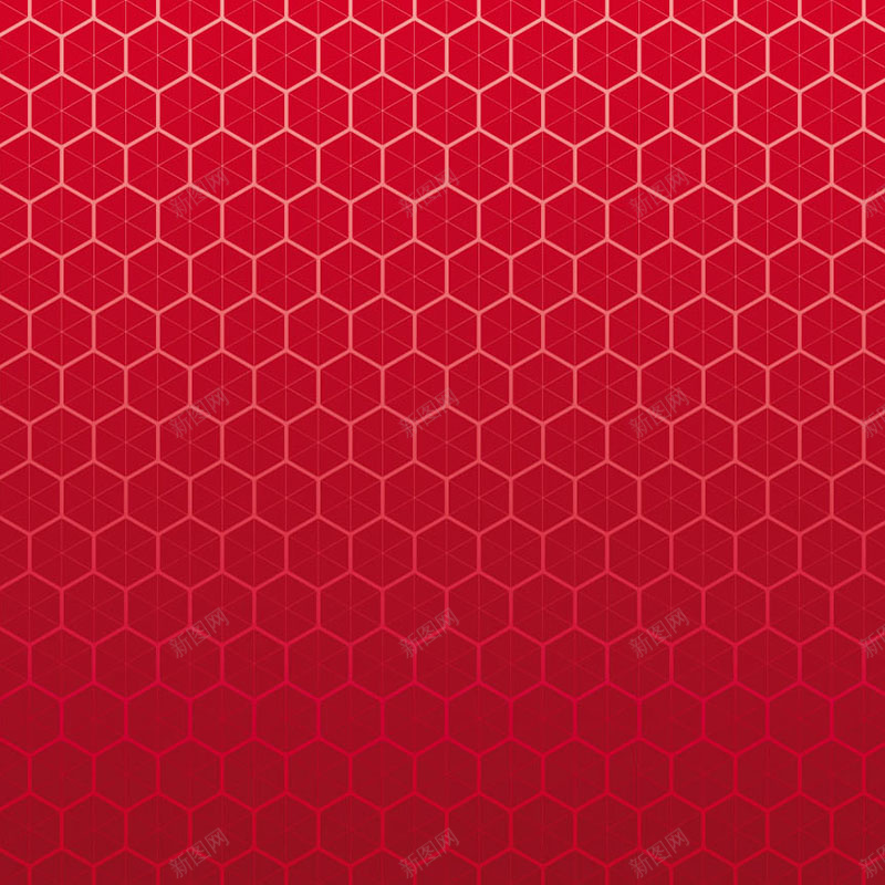 简约红色六边形格子背景jpg设计背景_88icon https://88icon.com 主图 六边形 几何 扁平 格子 渐变 简约 红色 蜂巢