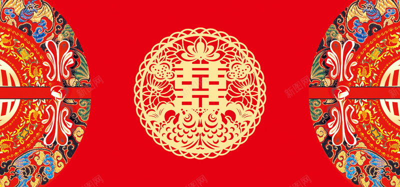 中式婚礼几何红色banner背景psd设计背景_88icon https://88icon.com 中国风 中式婚礼 几何 喜字 婚庆 婚礼 小清新 广告 文艺 简约 素材 结婚 背景 设计