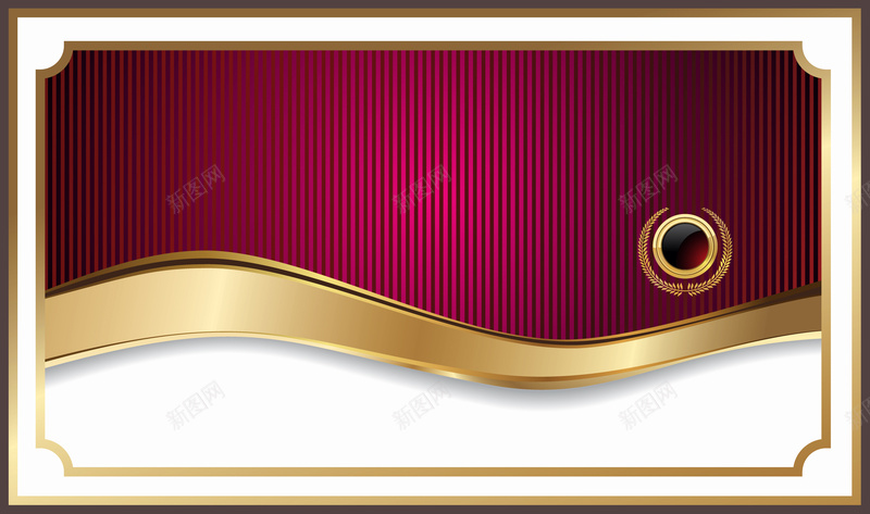 金属丝带条纹背景欧式VIP优惠背景矢量图ai设计背景_88icon https://88icon.com VIP卡片 代金券 优惠券 底纹背景 矢量素材 积分券 花纹边框 邀请卡 金色边框 矢量图