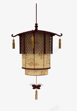 中式装饰灯笼复古灯笼高清图片