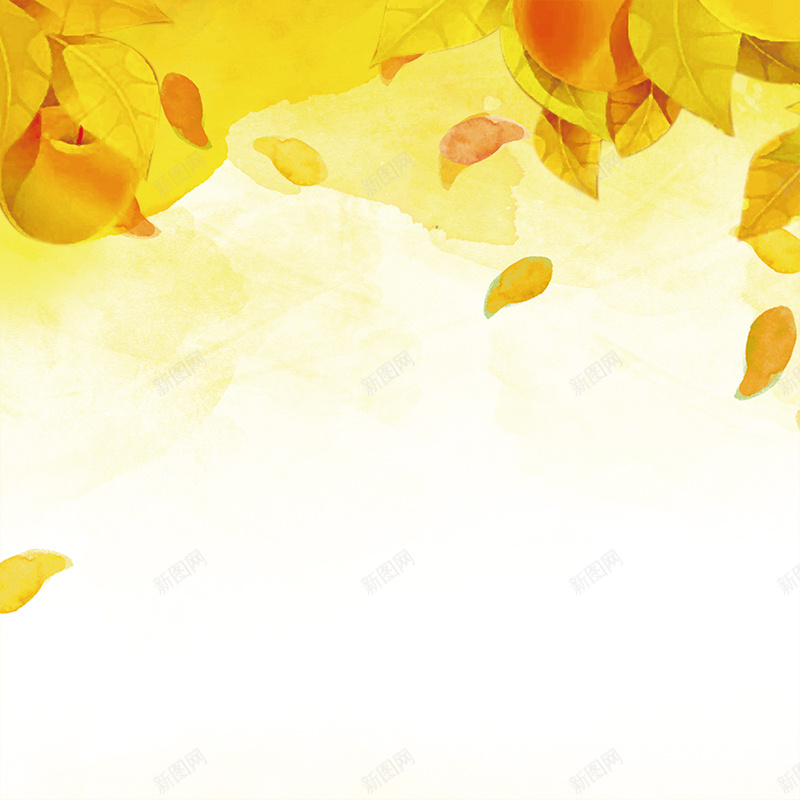 秋季背景psd设计背景_88icon https://88icon.com 主图 唯美 小清新 文艺 树叶 秋天 秋季 简约 黄金色