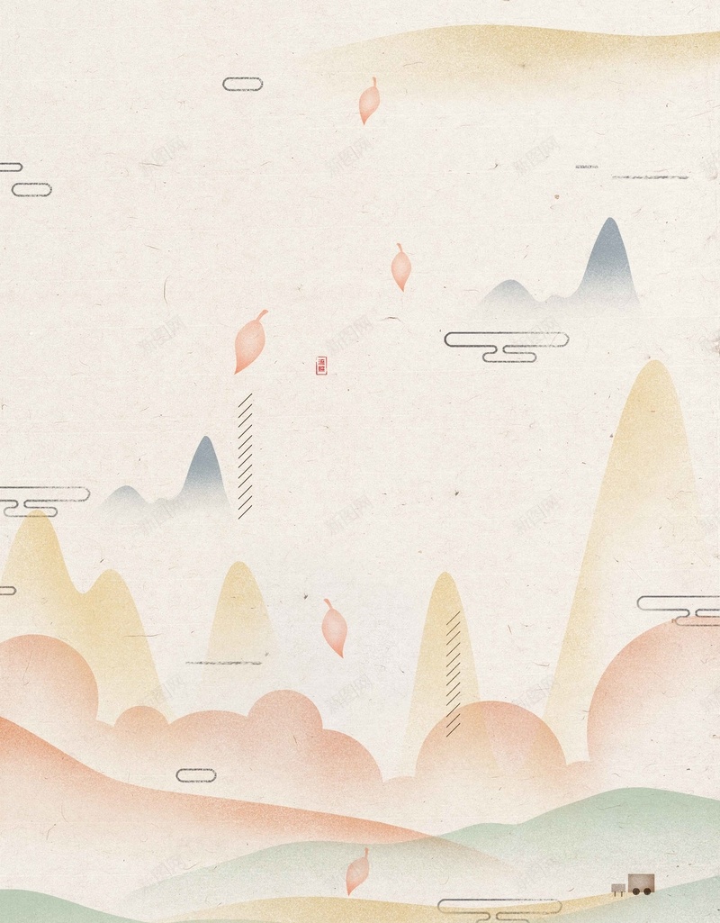 秋游霜叶诗意手写插画手绘jpg设计背景_88icon https://88icon.com 中国风 唯美 复古 大气 山水 意境 文艺 枫叶 枫林 水 水彩 清新 秋天 秋游 简约 诗意 踏秋