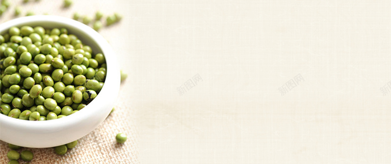 绿豆背景psd设计背景_88icon https://88icon.com 小清新 文艺 杂粮 海报banner 简约 绿豆 食品