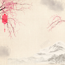 古印边框养生茶中国风海报背景高清图片