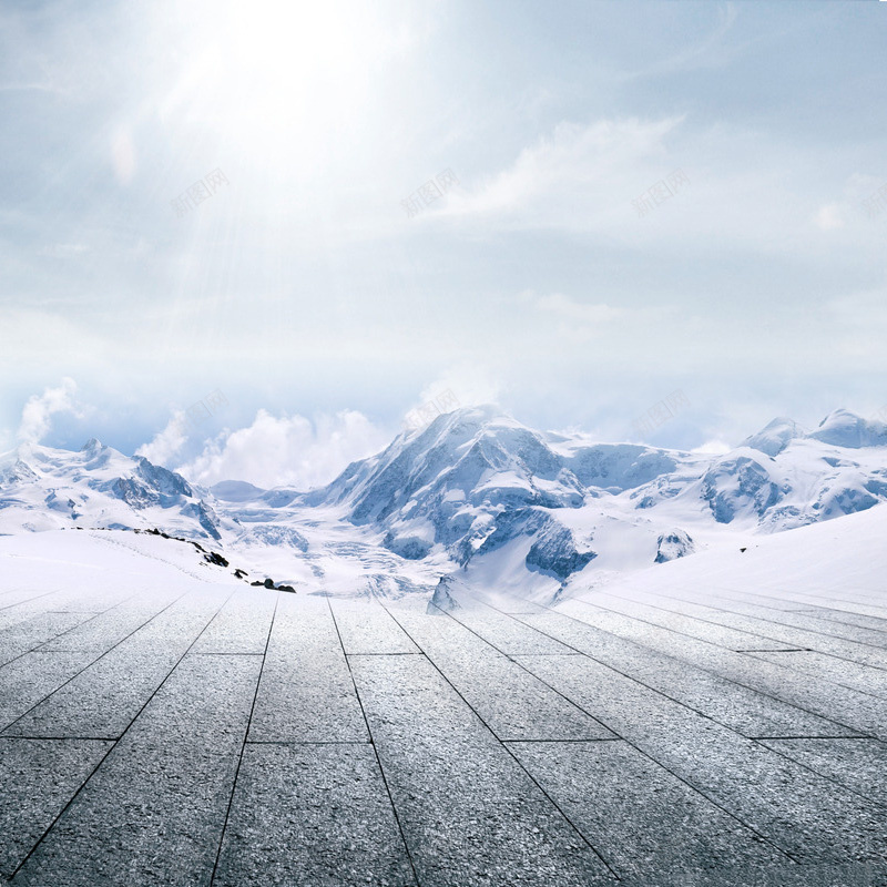 大气摄影首图psd设计背景_88icon https://88icon.com 主图 大气 摄影 路面 雪山