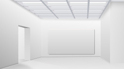 空间立体感白色清雅室内结构立体背景高清图片