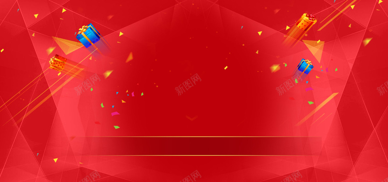 节日庆祝红色背景背景