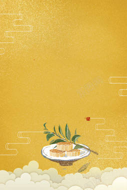 金色中秋节背景图背景