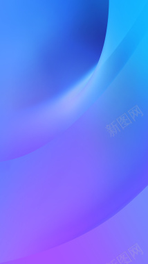 蓝紫色大气简约科技感H5背景背景