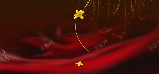 红色大气背景jpg设计背景_88icon https://88icon.com 喜庆背景 四射 春节背景 红色 红色背景 绸布 舞台背景 金光 金边 闪光 雪花底纹