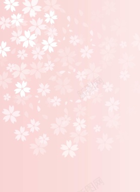 矢量粉红色浪漫小樱花瓣背景背景