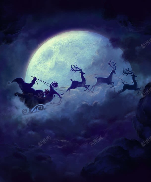 送礼物的圣诞老人jpg设计背景_88icon https://88icon.com 图片素材 圣诞老人 圣诞背景 圣诞节圣诞素材 夜空 底纹背景 背景素材 背景花边 送礼物的圣诞老人图片 送礼物的圣诞老人图片素材下载 鹿