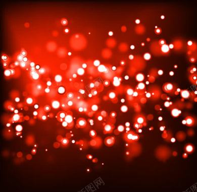 红色背景与光斑背景