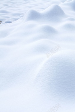 白茫茫的雪地背景
