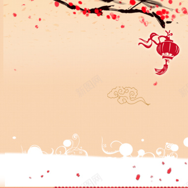 中国风新年背景背景