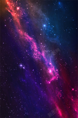 科普宇宙银河系科技海报背景矢量图高清图片